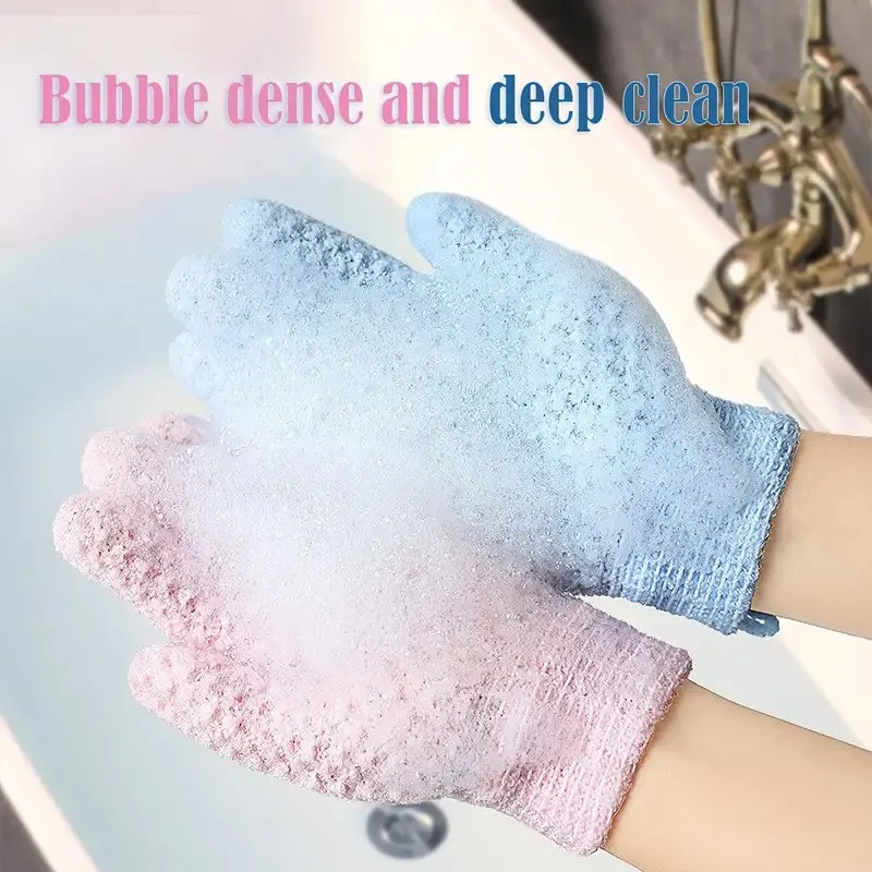 2-Pair: Exfoliating Bath Gloves