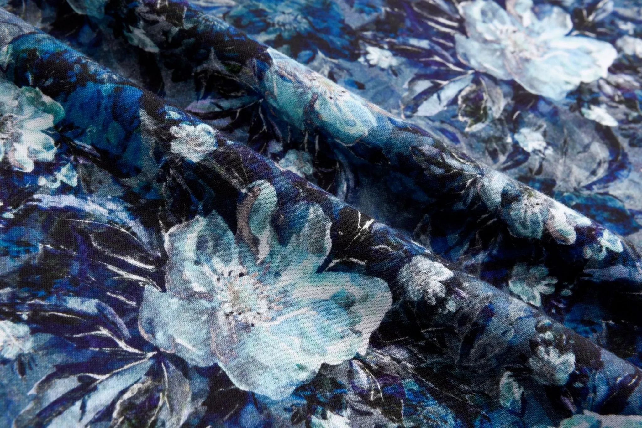 Alpine Fleece Colorful Bloom  Print Fabric - 5009