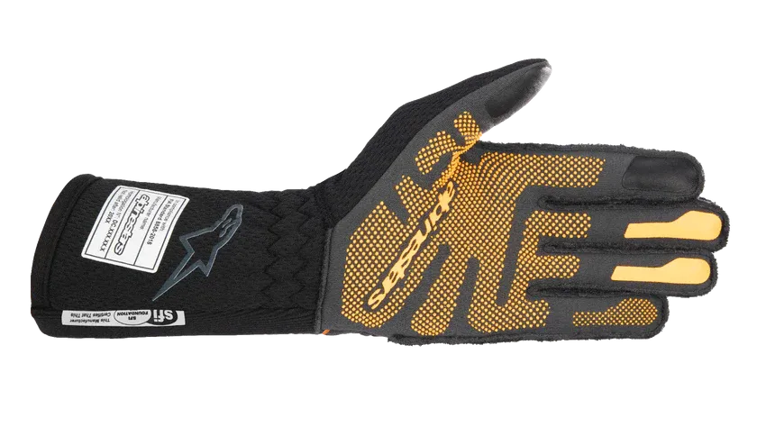 ALPINESTARS 3550123_156_3XL Auto racing gloves Tech-1 ZX V3 Black / Orange fluo, Size 3XL