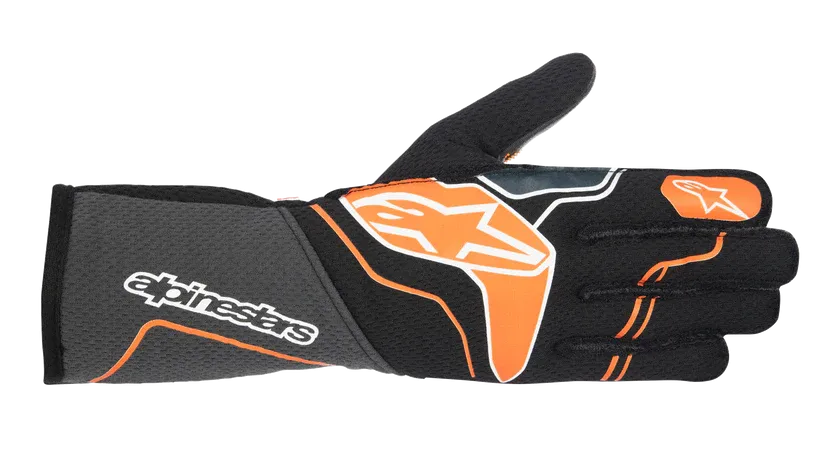 ALPINESTARS 3550123_156_3XL Auto racing gloves Tech-1 ZX V3 Black / Orange fluo, Size 3XL