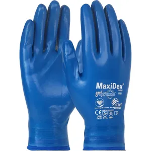 ATG 19-007/XXL Seamless Knit Nylon Glove with Nitrile Coating and ViroSan Technology on Full Hand - Touchscreen Compatible