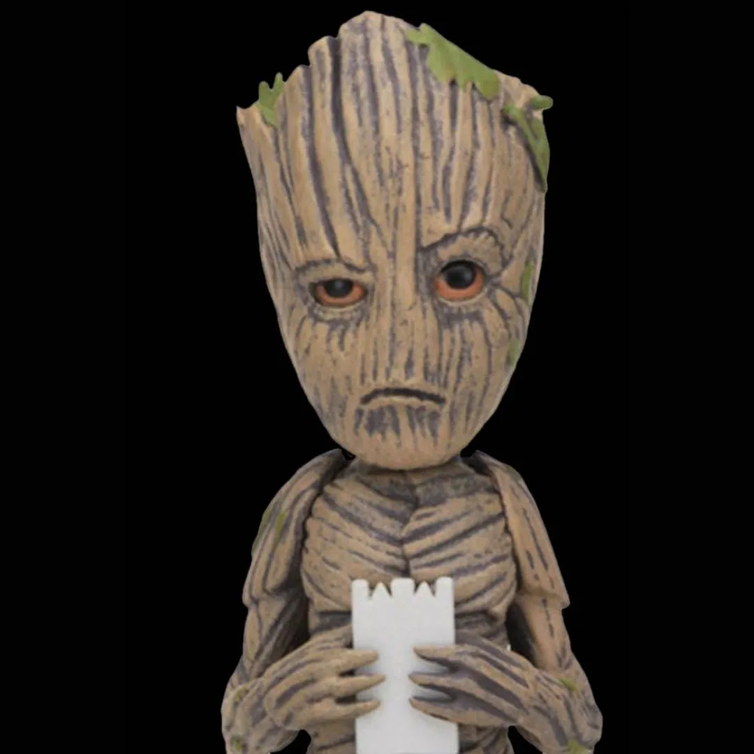 Avengers Infinity War Groot Solar Powered Body Knocker by NECA