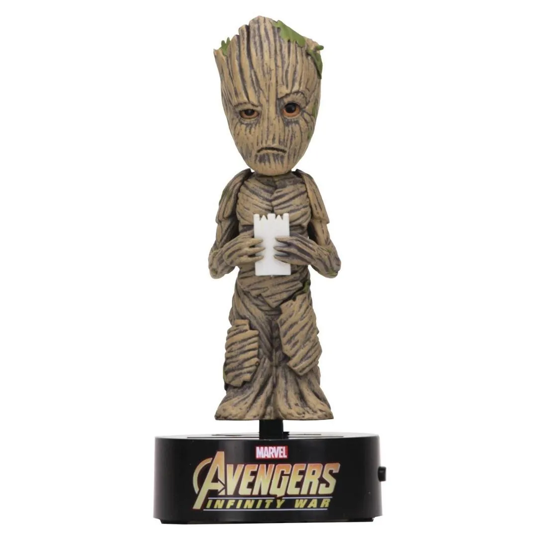 Avengers Infinity War Groot Solar Powered Body Knocker by NECA