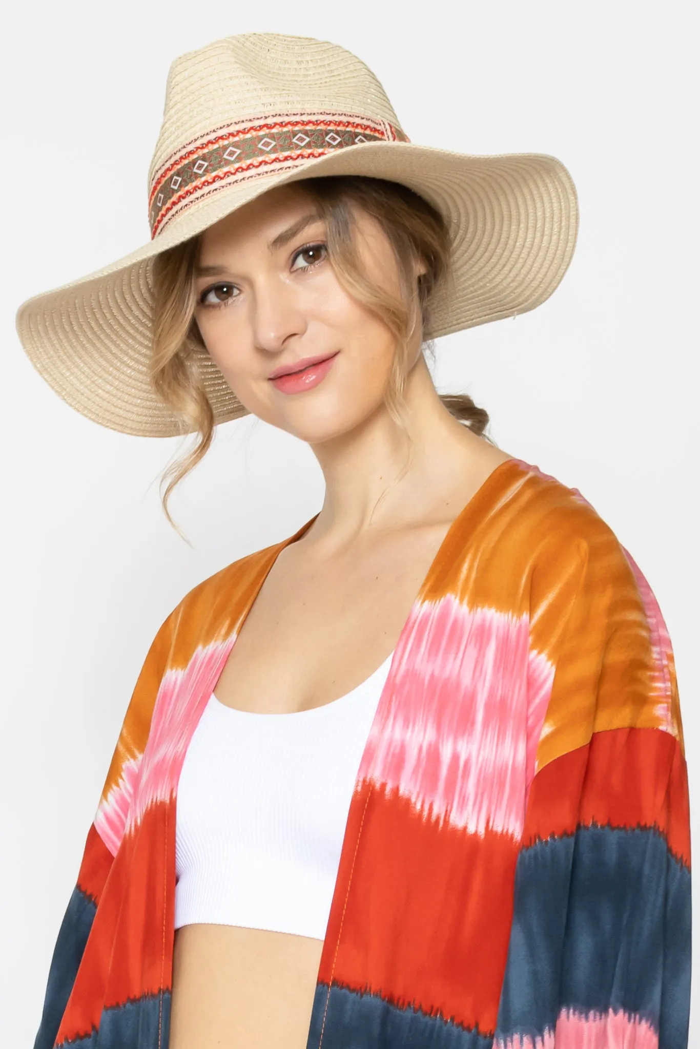 Aztec Band Panama Hat