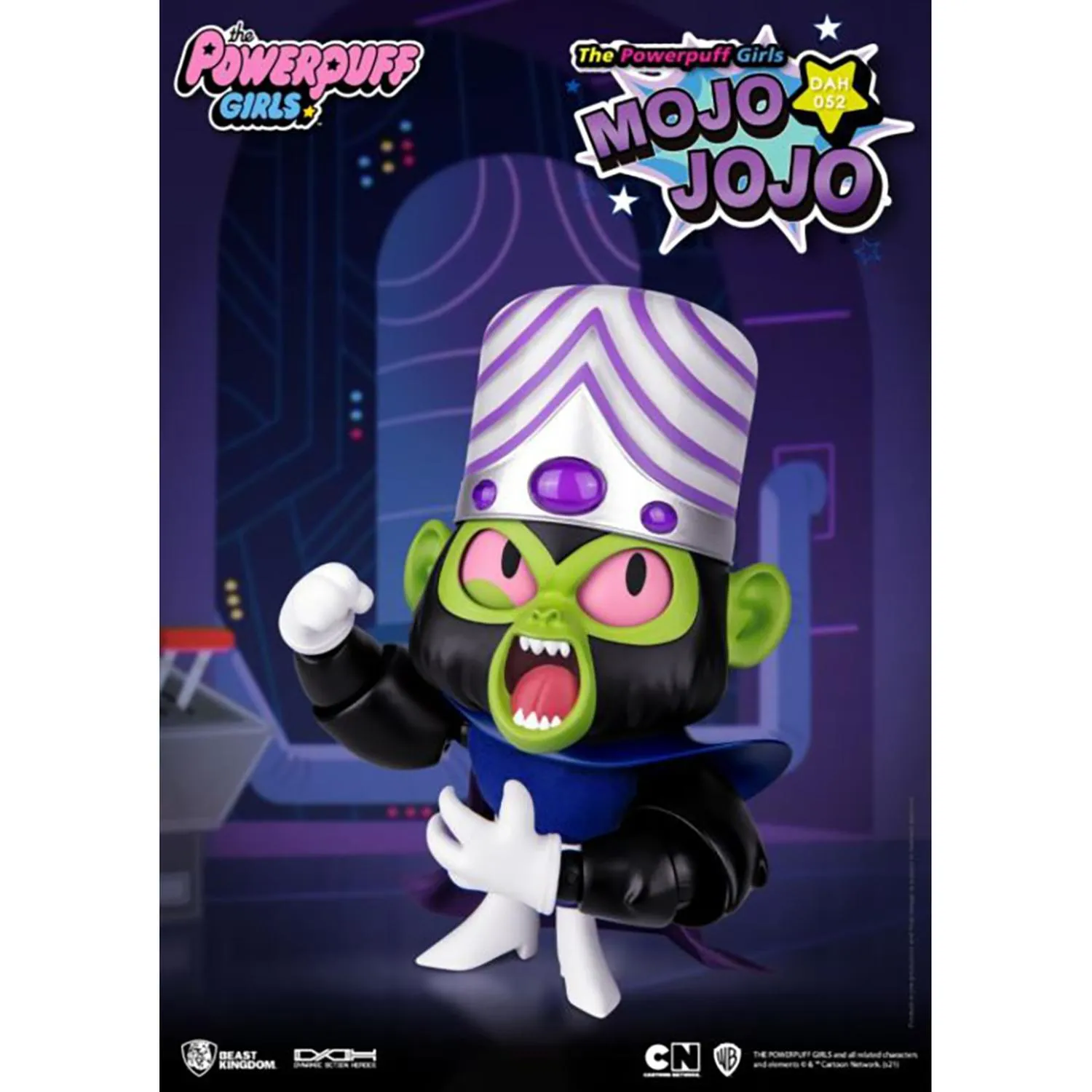 Beast Kingdom Figura Articulada Mojo Jojo Las Chicas Superpoderosas