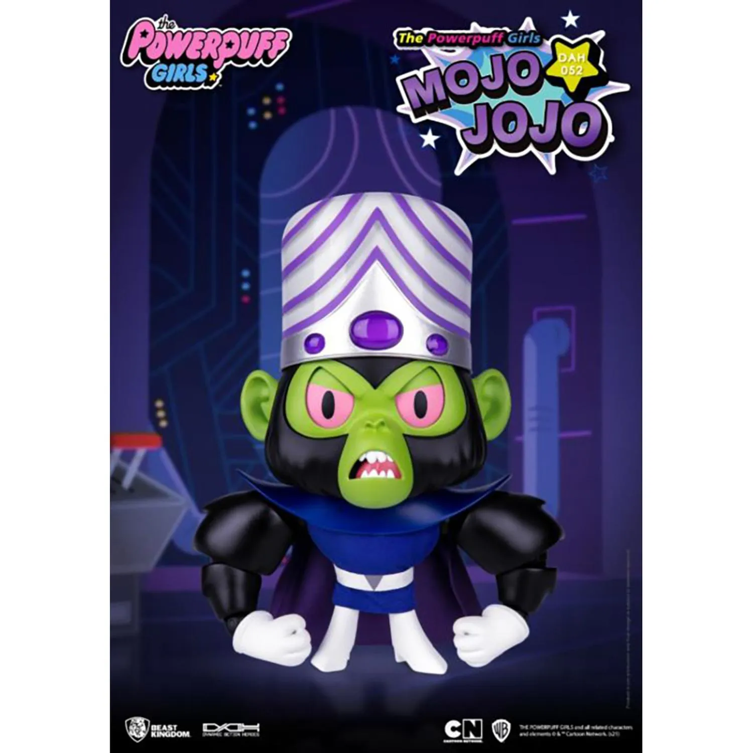 Beast Kingdom Figura Articulada Mojo Jojo Las Chicas Superpoderosas