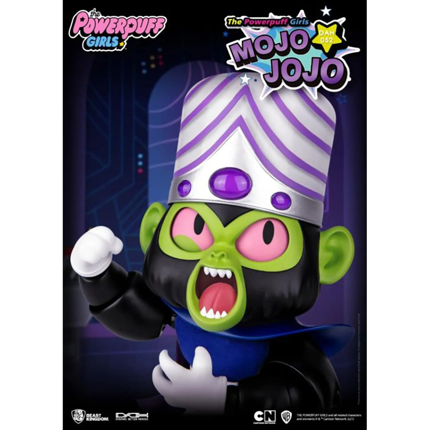 Beast Kingdom Figura Articulada Mojo Jojo Las Chicas Superpoderosas