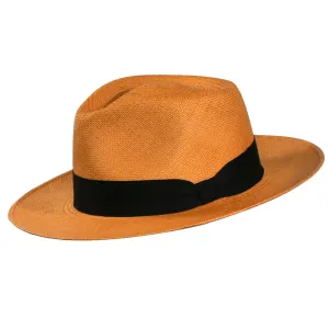 Bogart Handwoven Authentic Panama Fedora by Levine Hat Co.