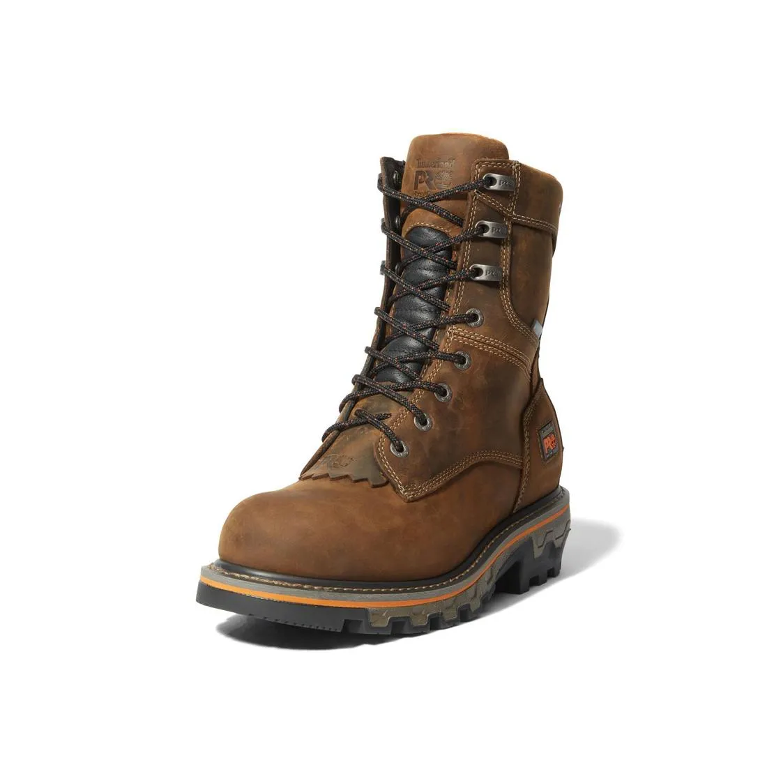 Boondock HD 8 Inch Soft Toe Waterproof Logger Boot Brown