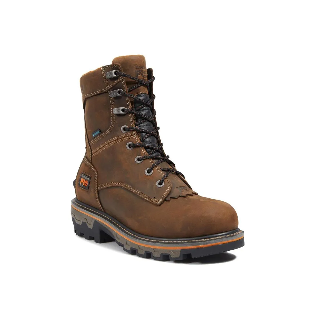 Boondock HD 8 Inch Soft Toe Waterproof Logger Boot Brown