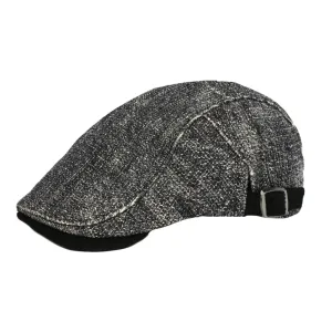 Cotton Twill Newsboy Cap Flat Cap Ivy Gatsby Golf Cabbie Hat YZ30207