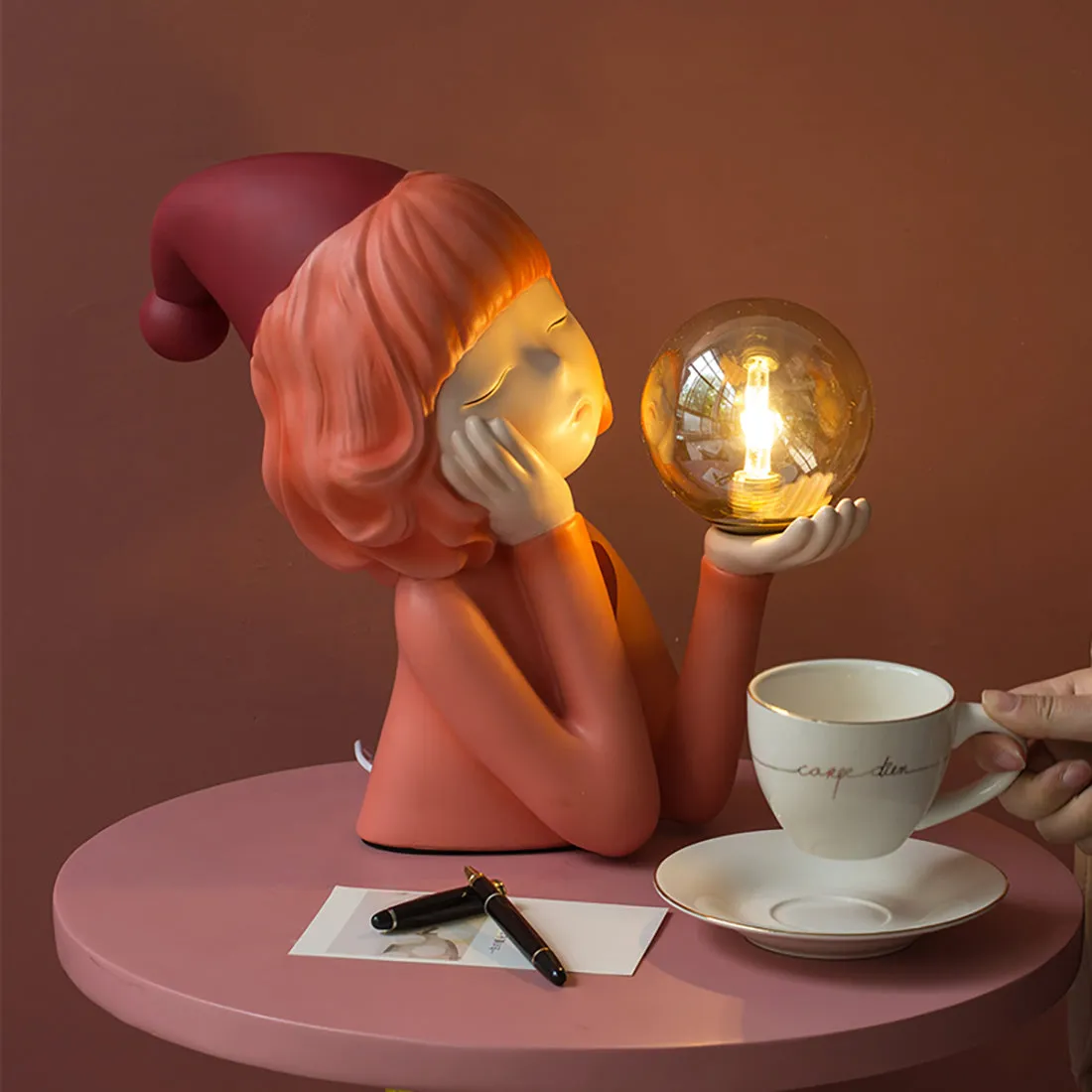 Cute Girl Lamp