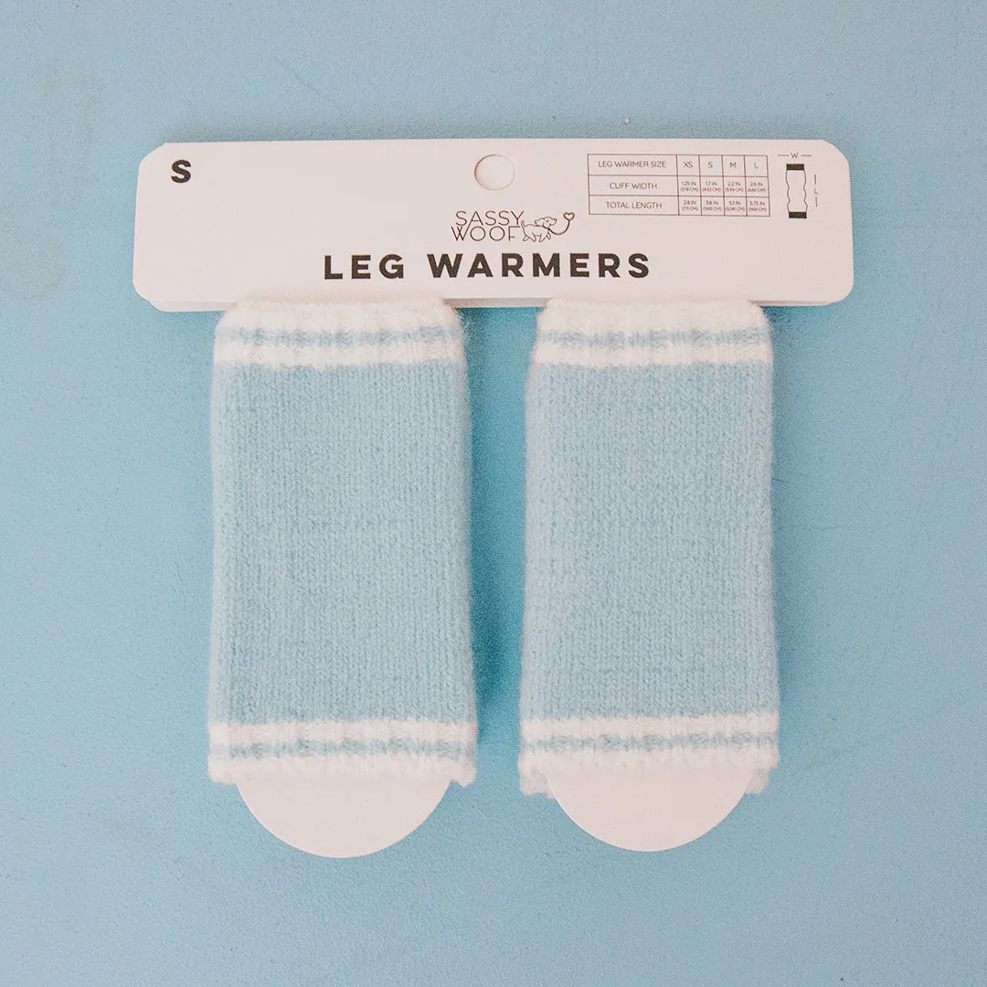 Dog Leg Warmers - Blue