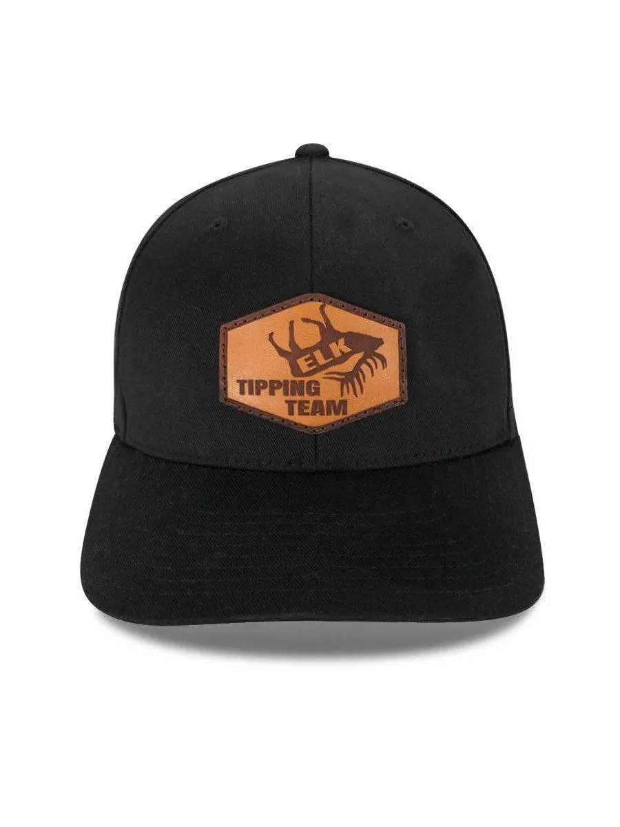 Elk Tipping Team Leather Patch Trucker Hat