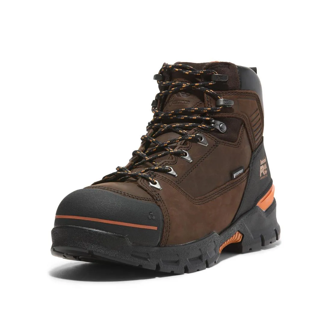 Endurance Ev 6 Inch Composite-Toe Waterproof Work Boot Brown