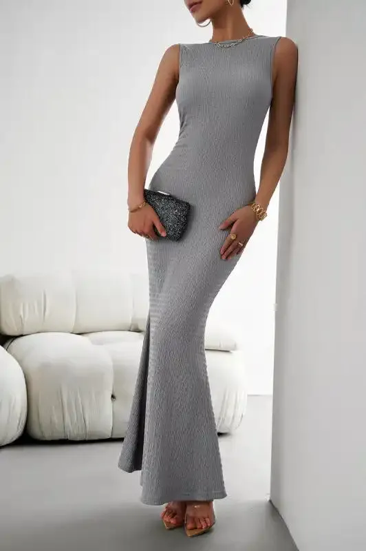 Fashion Women’s New Sexy Elegant Slim Vest Knitted Dress