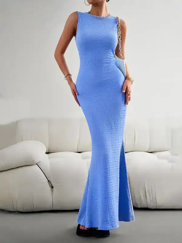 Fashion Women’s New Sexy Elegant Slim Vest Knitted Dress