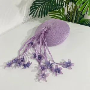 Jack McConnell Vintage Lavender Flower Hat