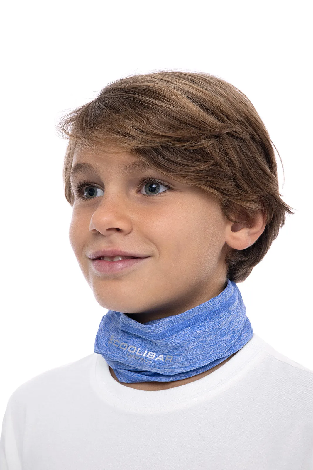 Kid's Virasana Performance Gaiter | Aura Blue Heather