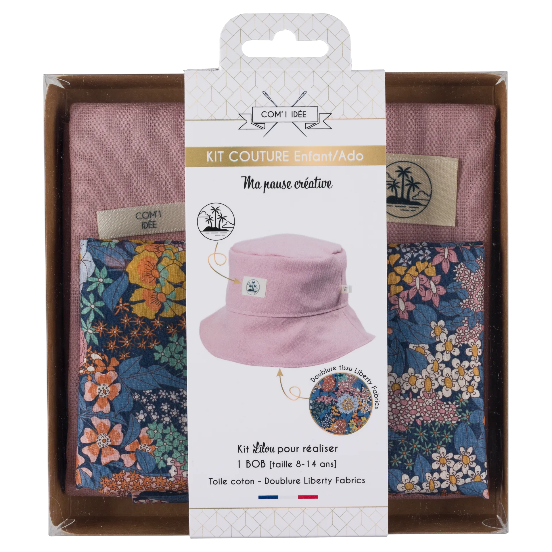 Kit de couture - Chapeau cloche ado Lilou par Com'1 Idée