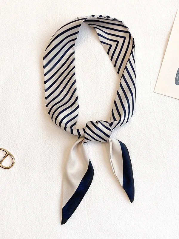 Leisure Fashion Striped Hair Band Scarf