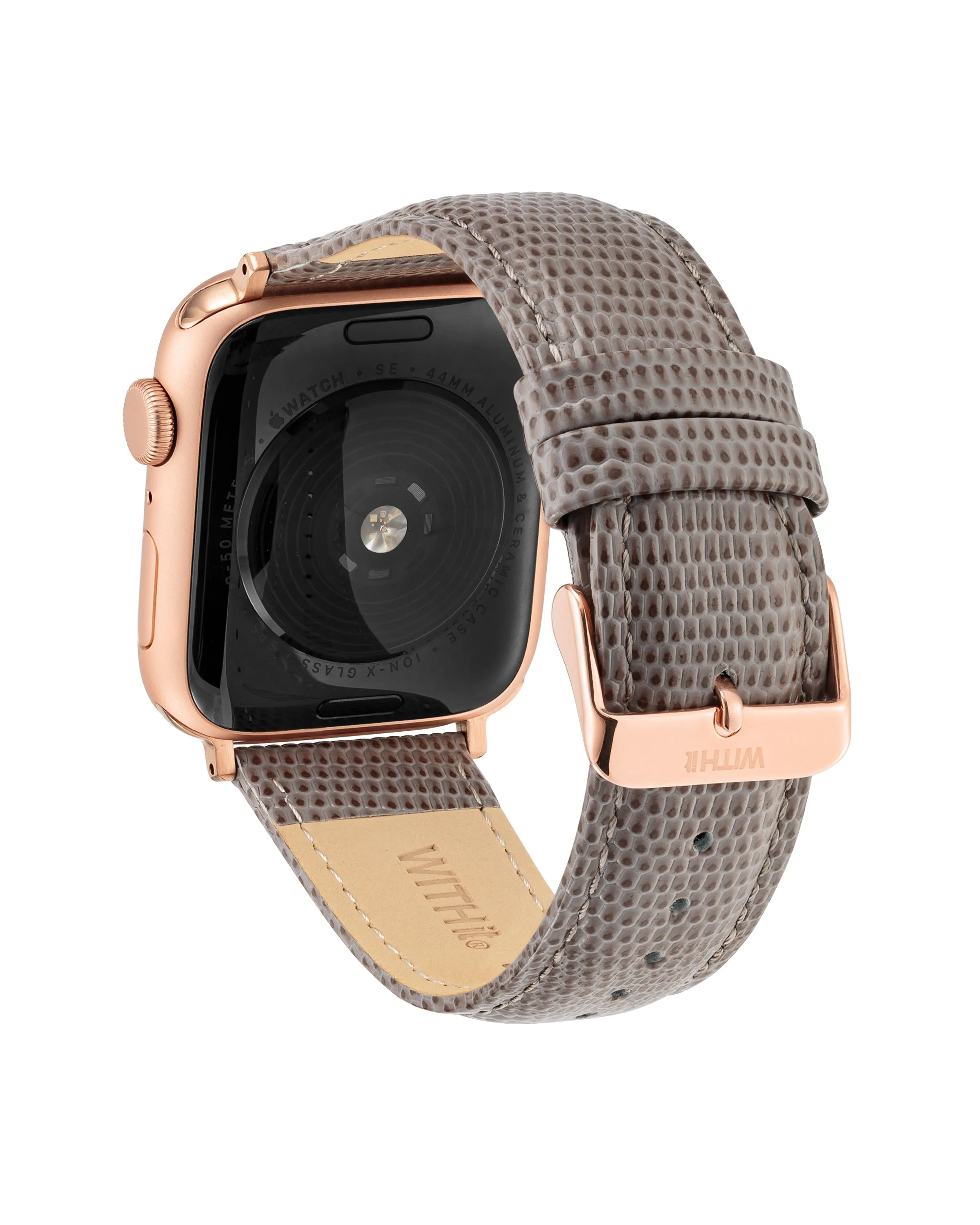 Lizard Grain Leather Band for Apple Watch®