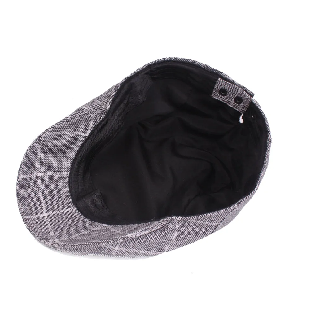 Men¡¯s Newsboy Gatsby Cotton Hat Cabbie Driving Hunting Flat Cap YZ30110