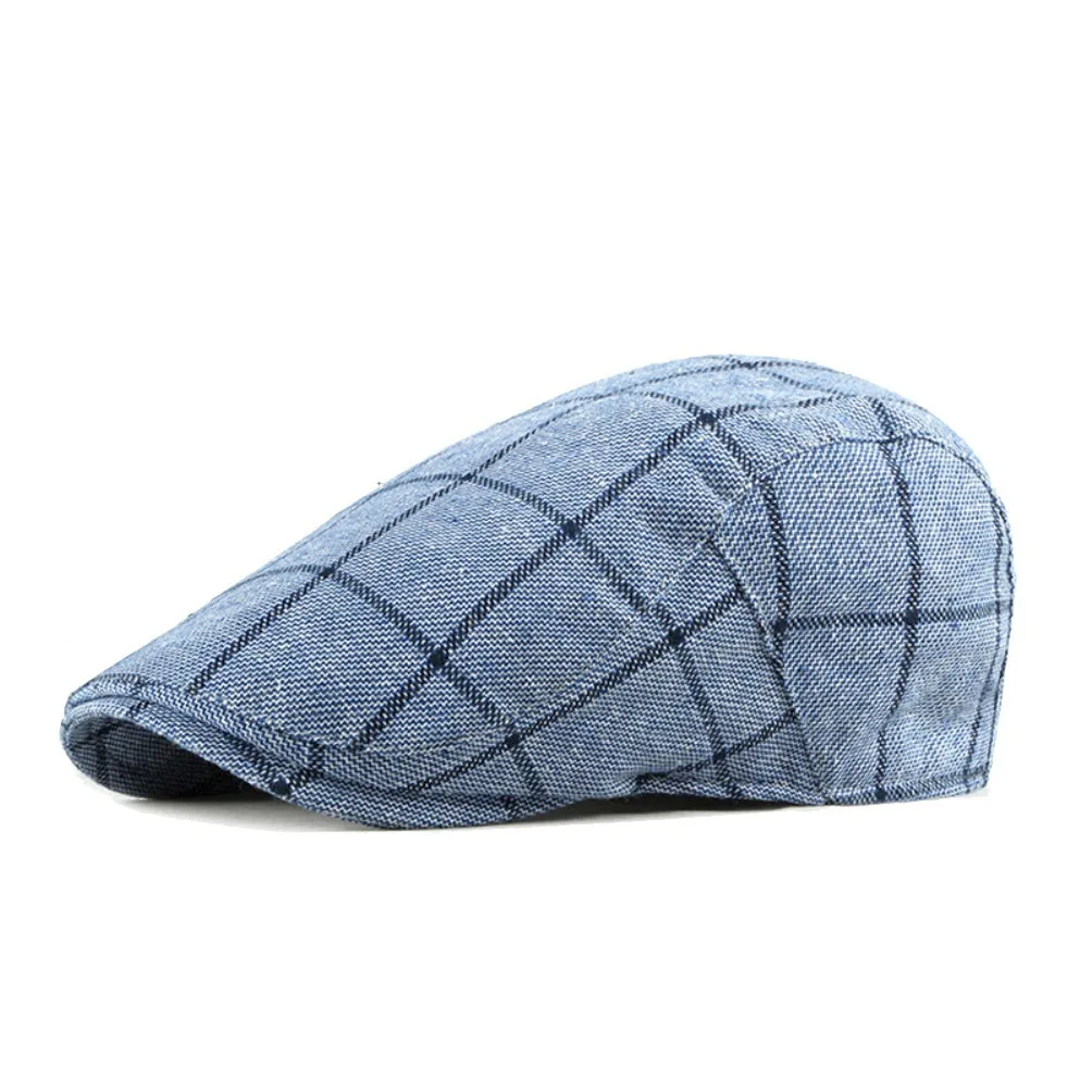 Men¡¯s Newsboy Gatsby Cotton Hat Cabbie Driving Hunting Flat Cap YZ30110