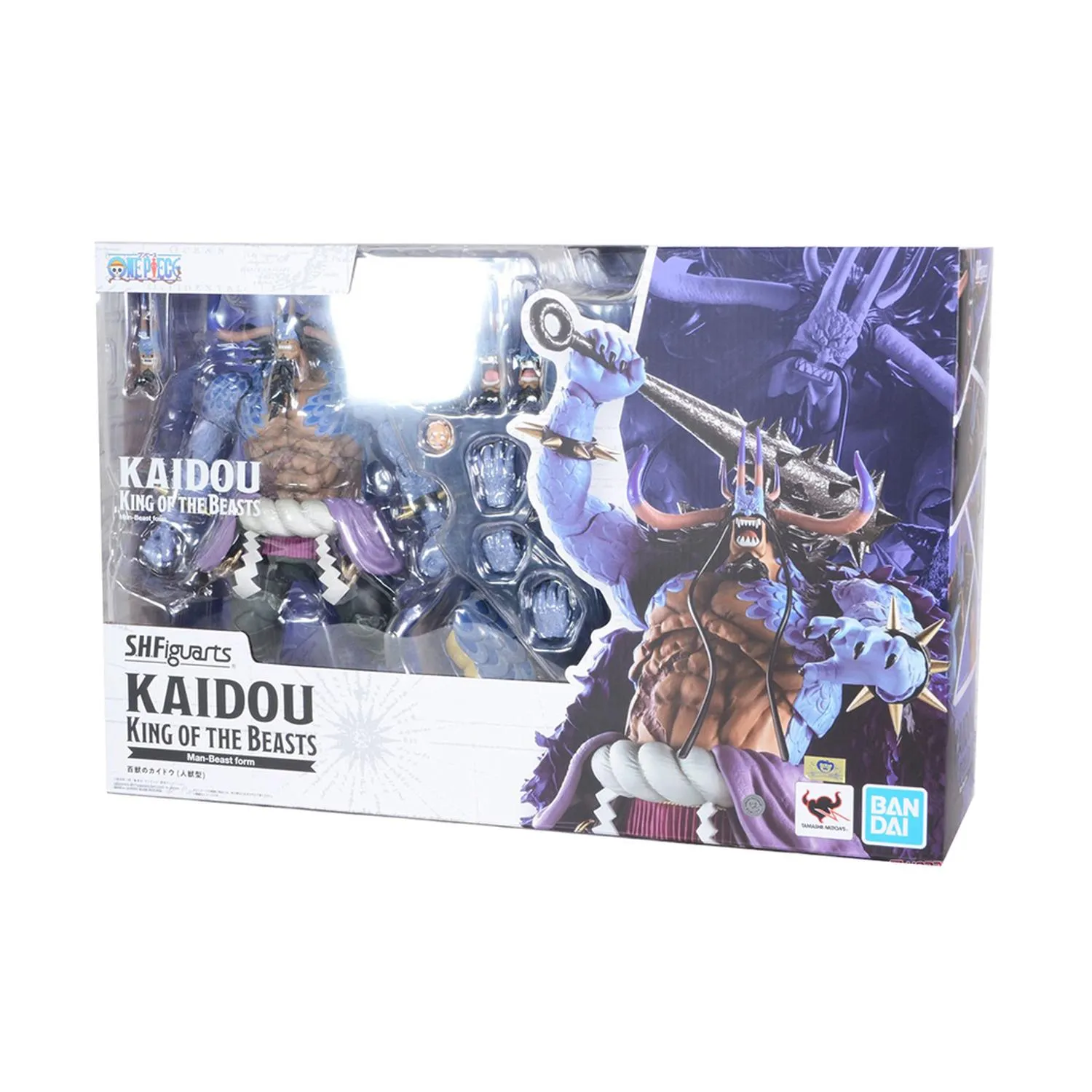 New Arrival Bandai Figura Articulada S.H.Figuarts Kaidou King Of The Beasts Man-Beast Form One Piece