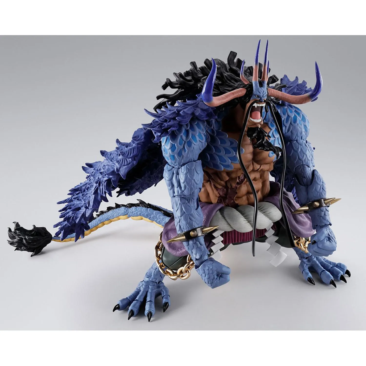 New Arrival Bandai Figura Articulada S.H.Figuarts Kaidou King Of The Beasts Man-Beast Form One Piece