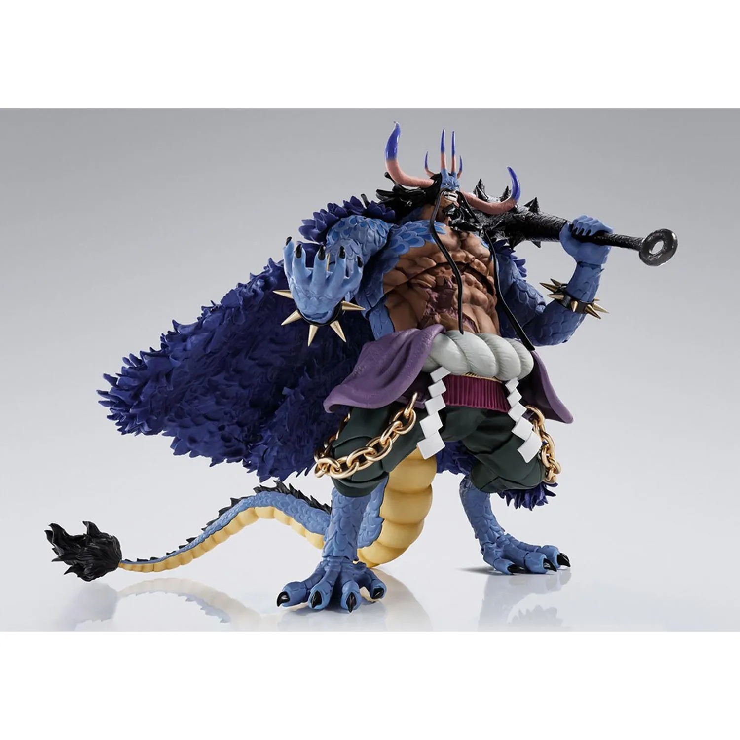 New Arrival Bandai Figura Articulada S.H.Figuarts Kaidou King Of The Beasts Man-Beast Form One Piece