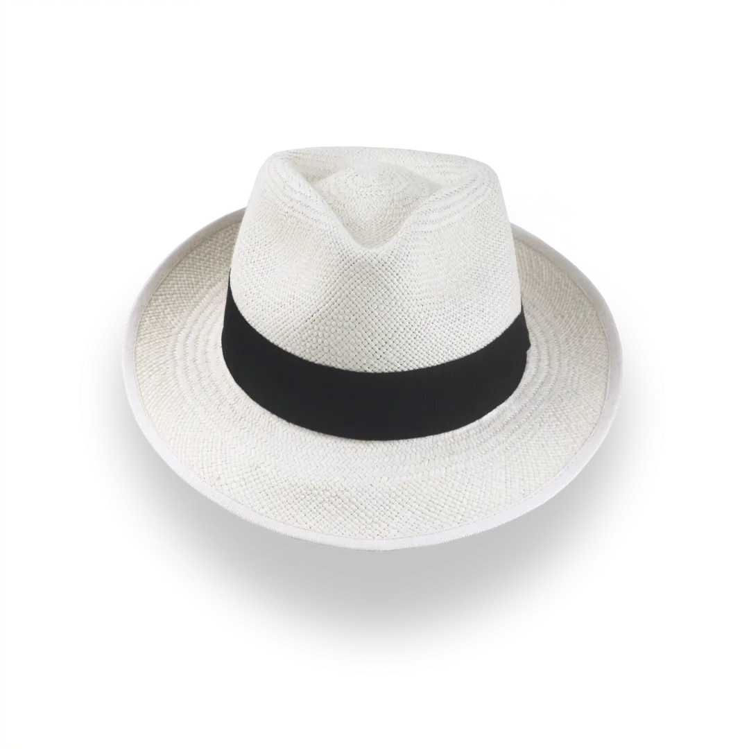 Off-White Trilby Panama Fedora Hat in Toquilla Straw | The Viento