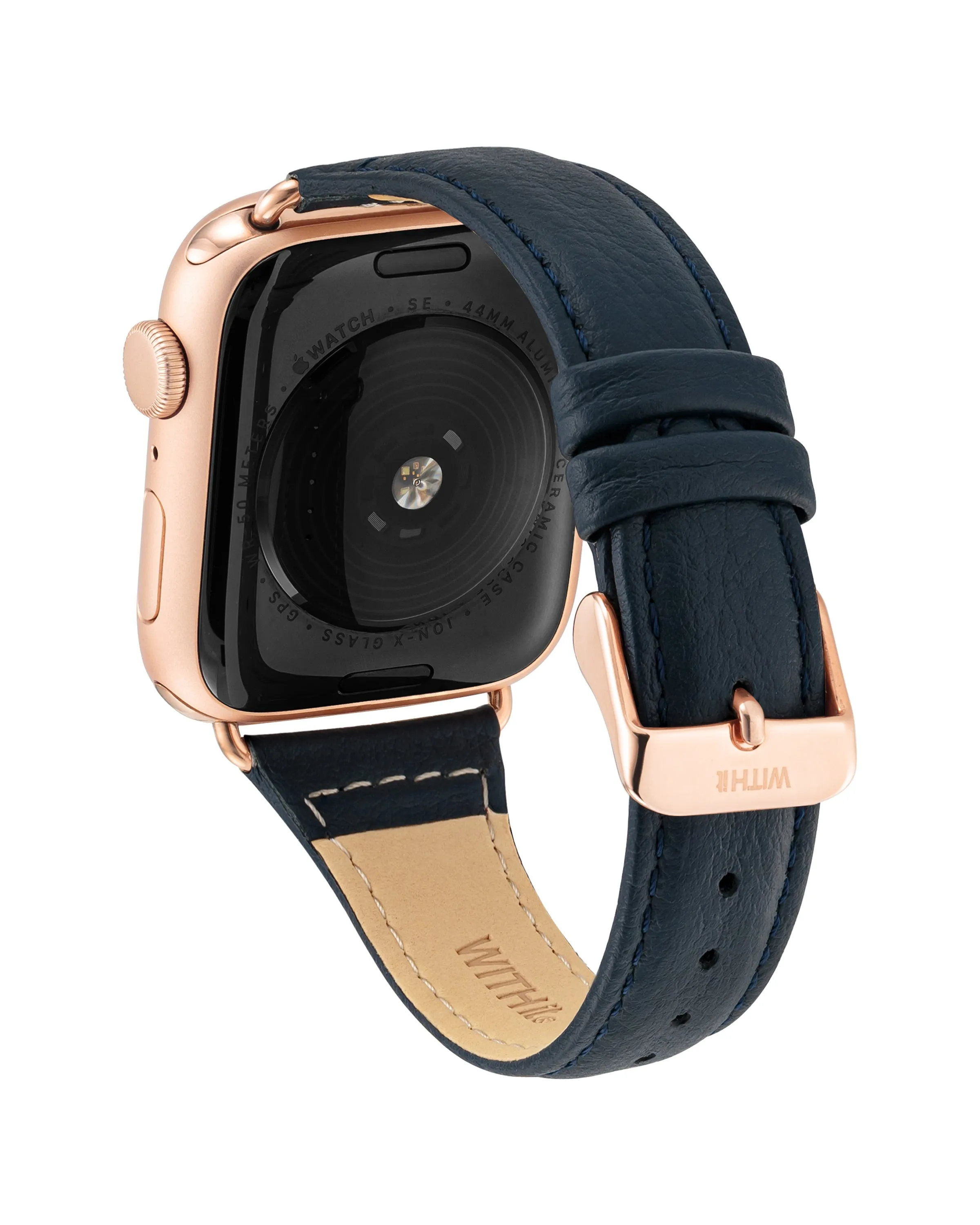 Pebble Grain Leather Band for Apple Watch®