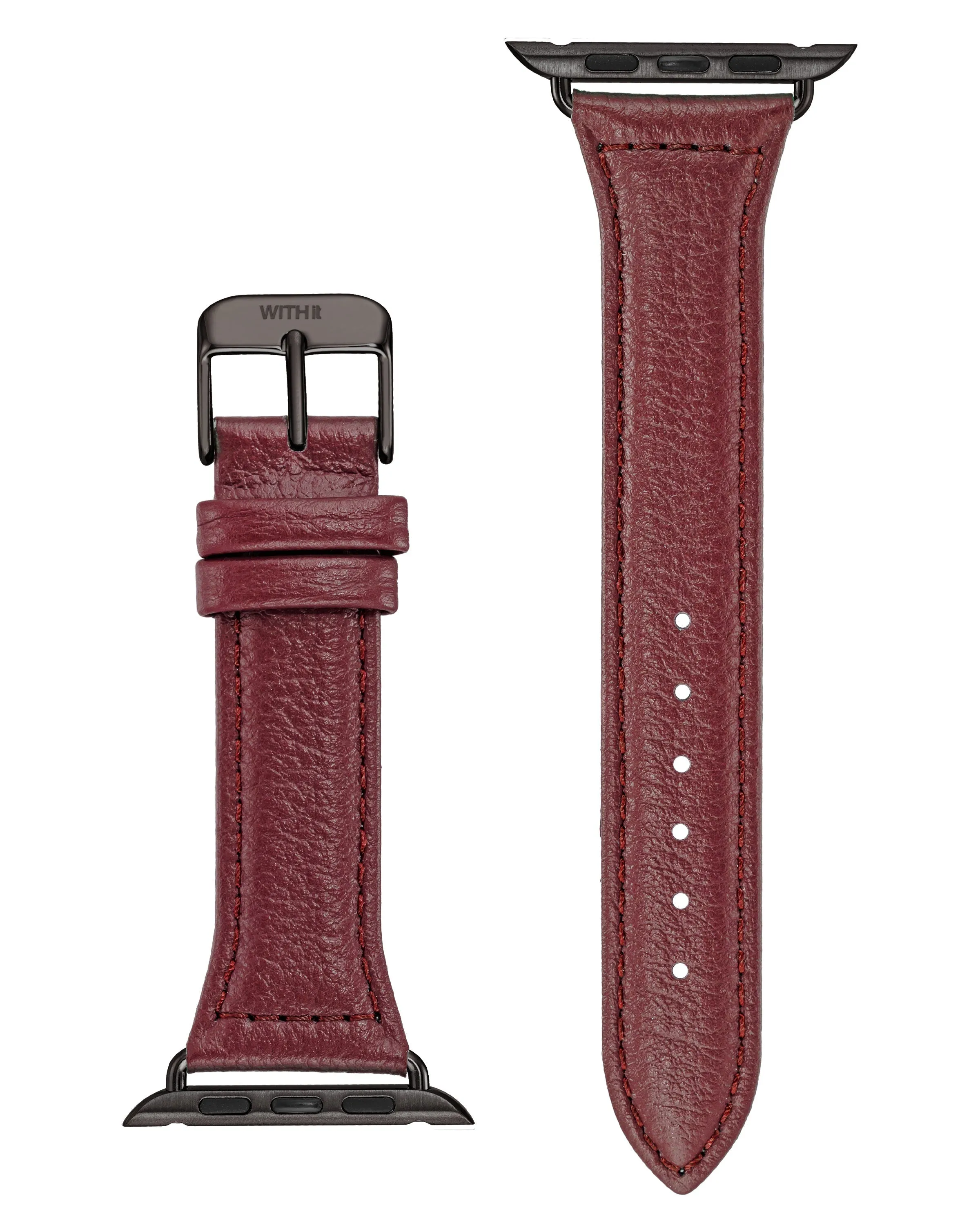 Pebble Grain Leather Band for Apple Watch®