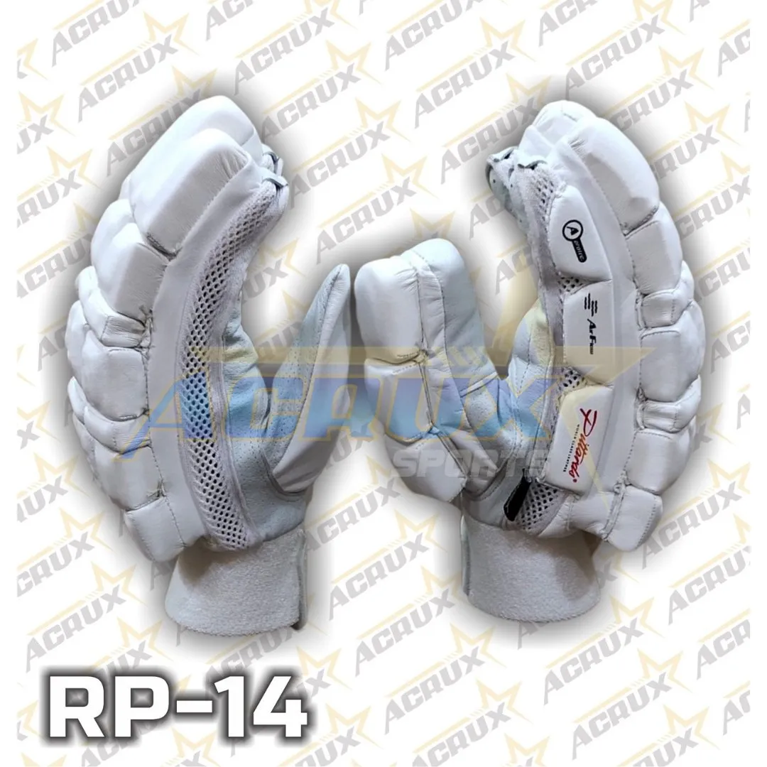 RP 14 Top Range Cricket Batting Gloves Pittard Palm