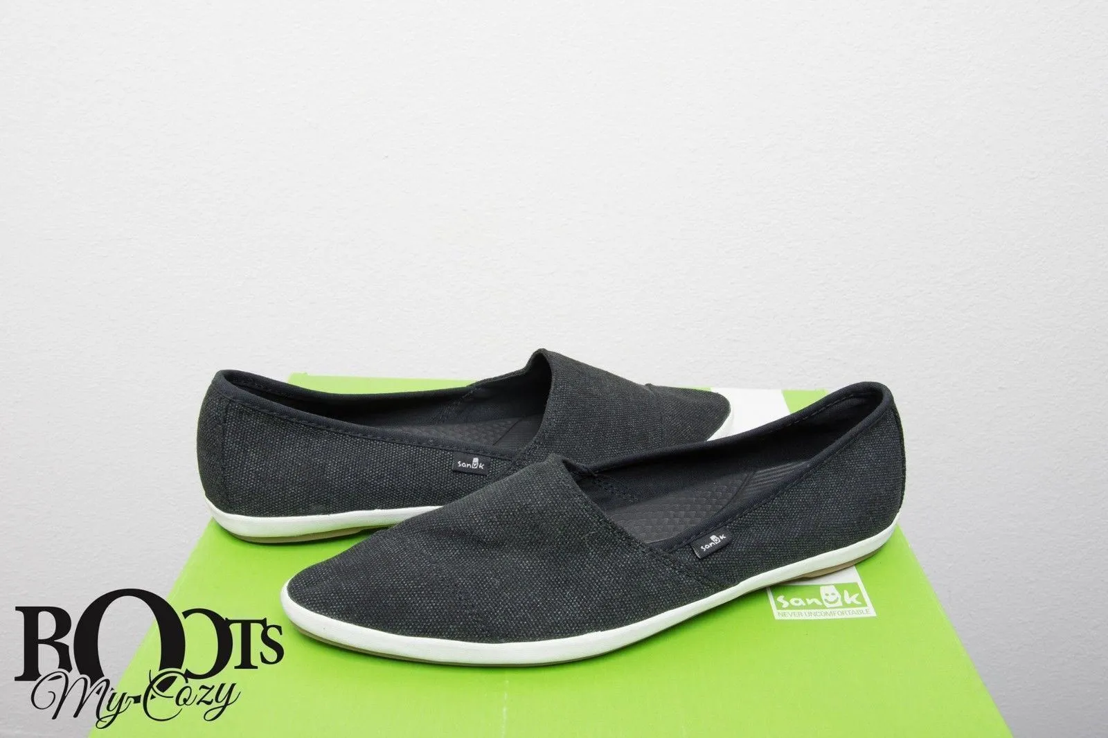 Sanuk Kats Meow Black Shoes