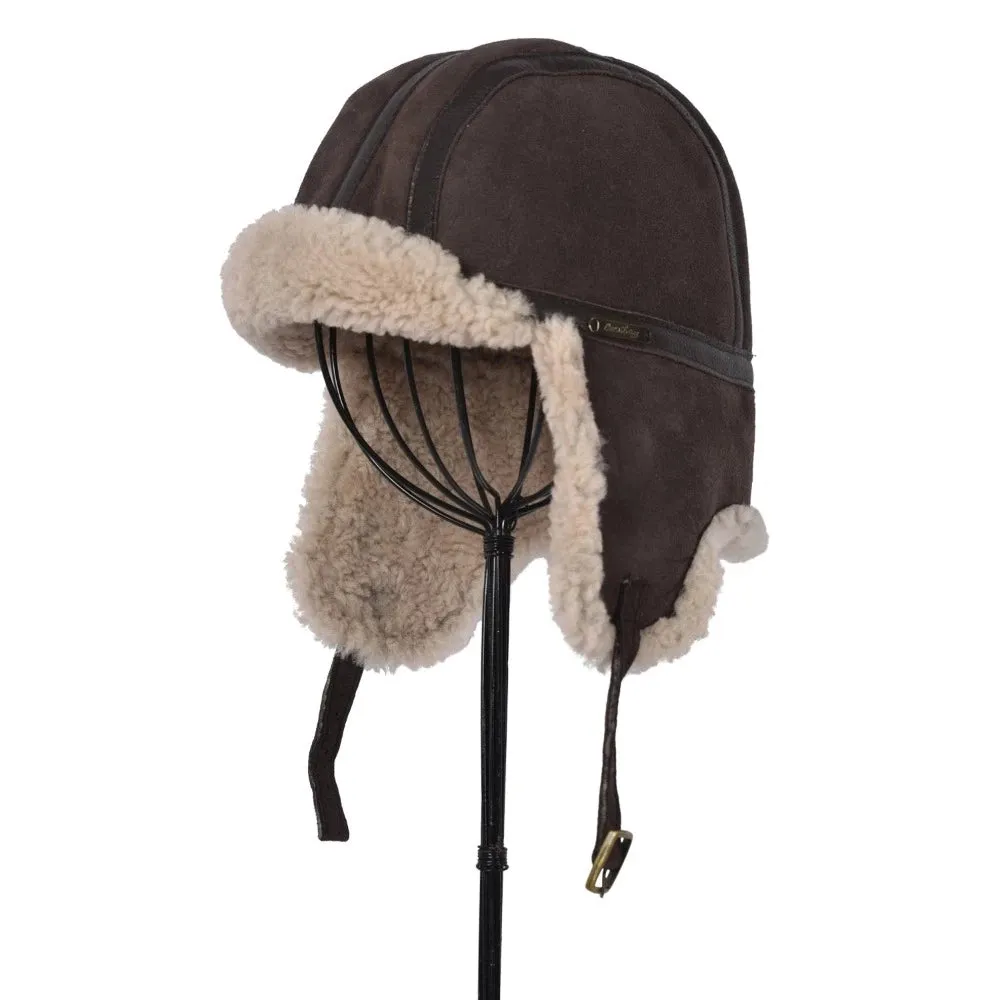 Sheepskin Aviator Hat - Natural