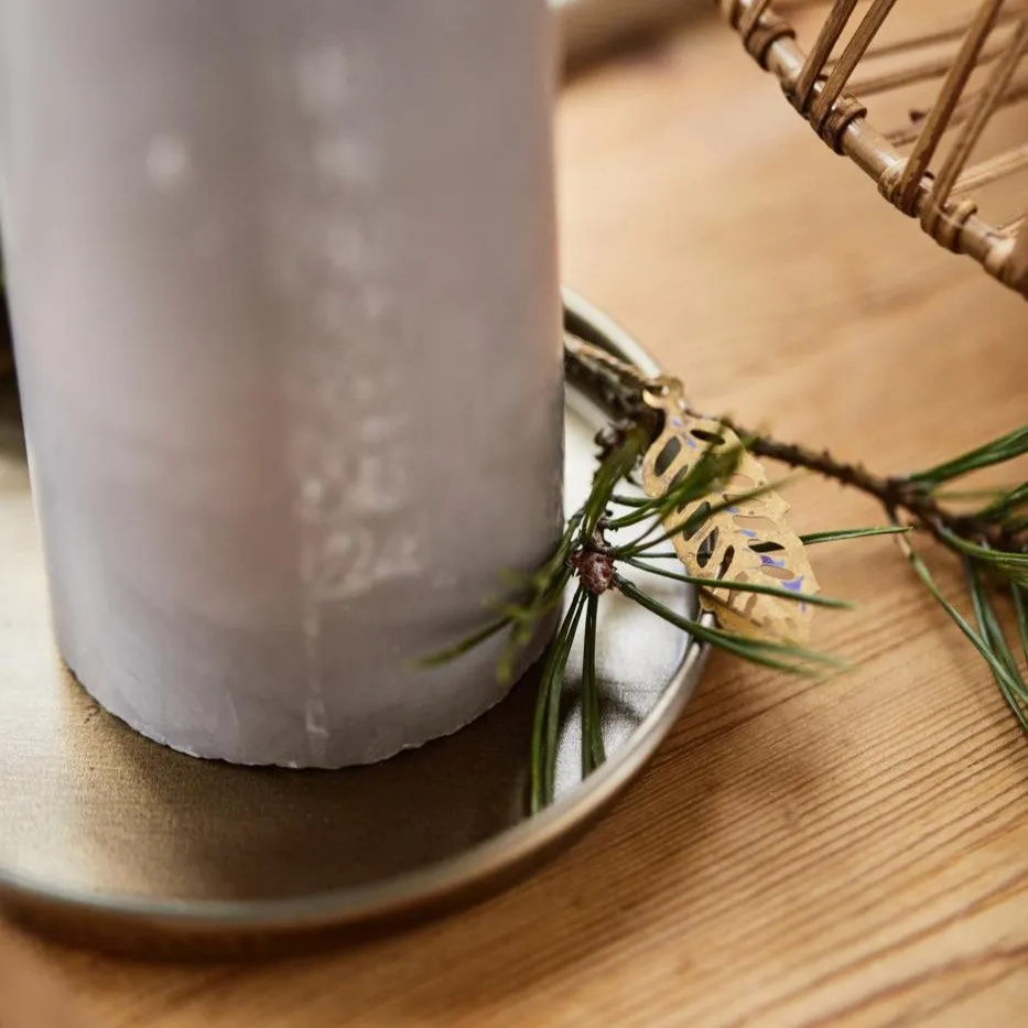 Simple Rustic Brass Coloured Tray