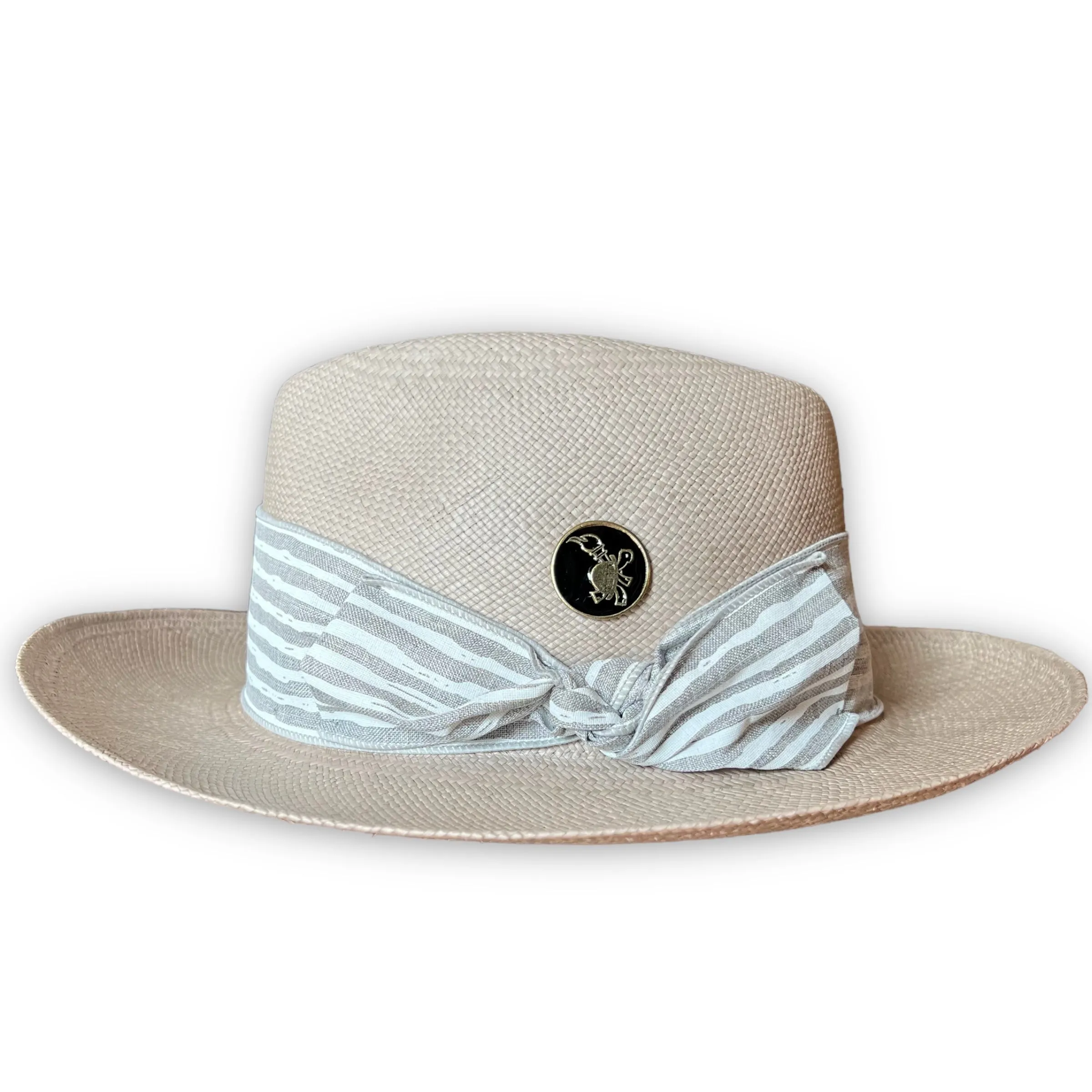 THE FLAMEKEEPERS HAT CLUB JET FUEL PANAMA OYSTER GREY