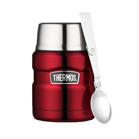 Thermos King Vacuum Insulated Food Jar w Spoon (470ml)