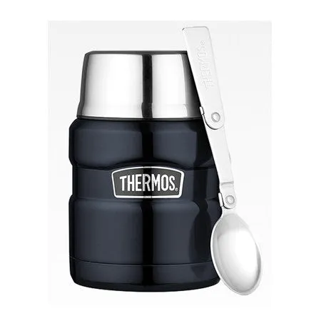 Thermos King Vacuum Insulated Food Jar w Spoon (470ml)