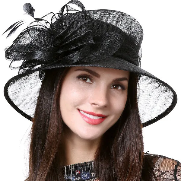 Women Flower Sinamay Hat SM128