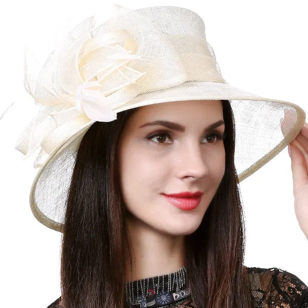 Women Flower Sinamay Hat SM128