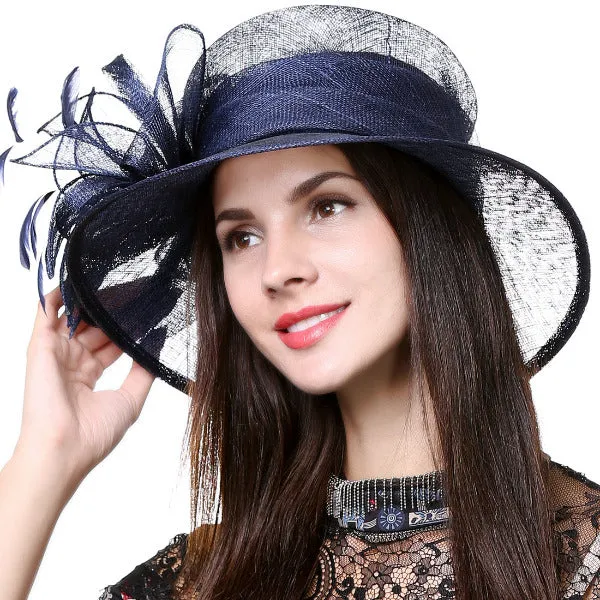 Women Flower Sinamay Hat SM128